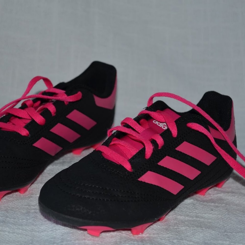 Youth Adidas Soccer Cleat Pink